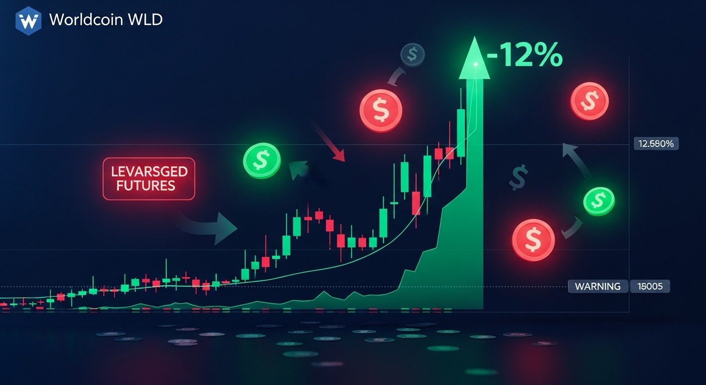 Worldcoin Surges 12 Percent Amid Rising Leveraged Bets