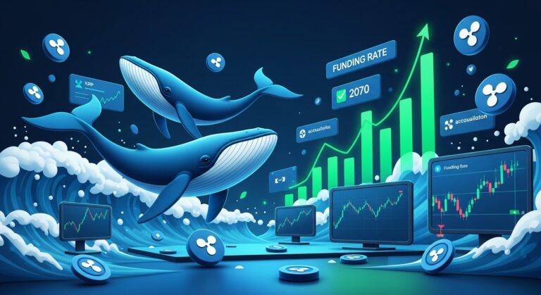 XRP Funding Rate Surges as Whales Accumulate During Dip
