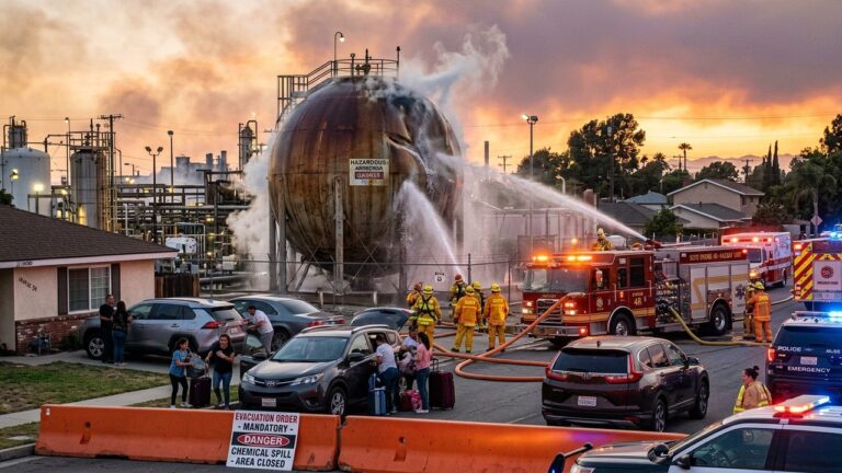 40000 Evacuated California Chemical Tank Crisis