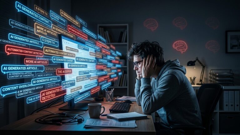 AI Content Flooding the Internet: The Hidden Toll on Critical Thinking