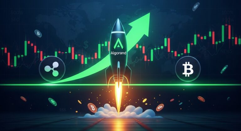 Algorand Surges While Bitcoin and XRP Hold Steady in Volatile Market