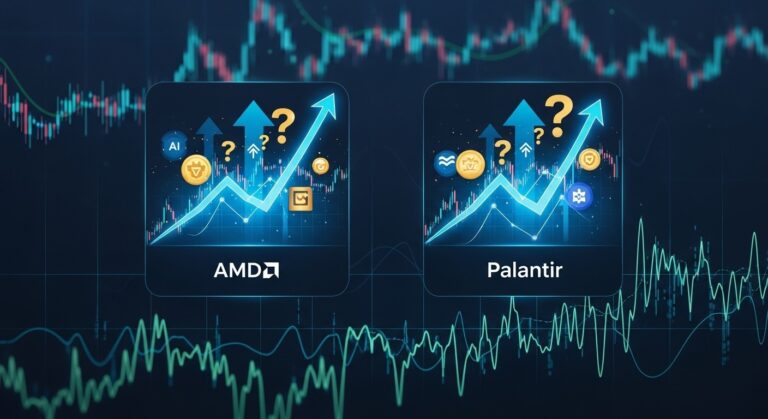 AMD and Palantir Set to Test Market Momentum