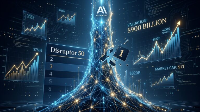 Anthropic Surges to Number One on 2026 CNBC Disruptor 50 List