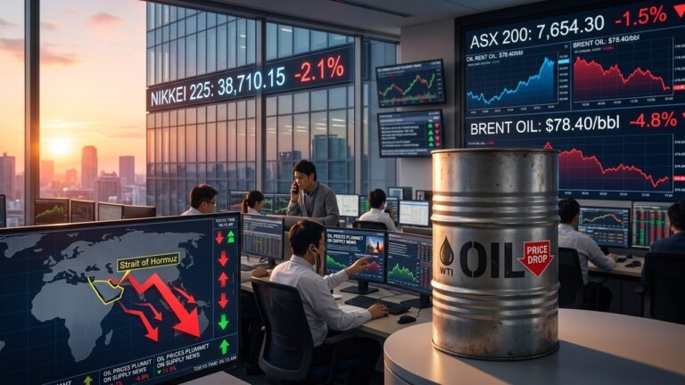 Asia Markets Set for Mixed Open as Oil Drops on Iran Progress