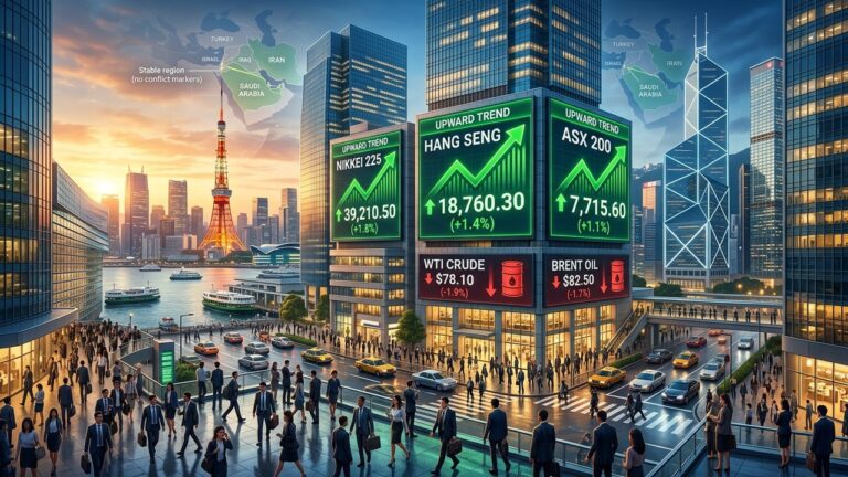 Asia Markets Set to Rise as Oil Eases After Trump Delays Iran Strike