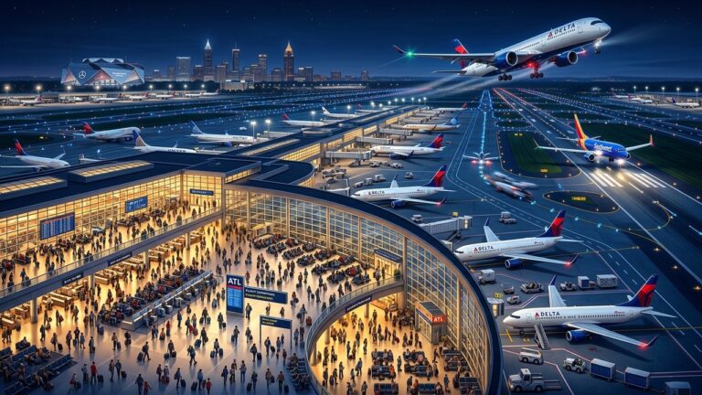 Atlanta Tops World’s Busiest Airports With Record 2025 Traffic