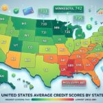 Average Credit Score by State 2026: Highest & Lowest Revealed