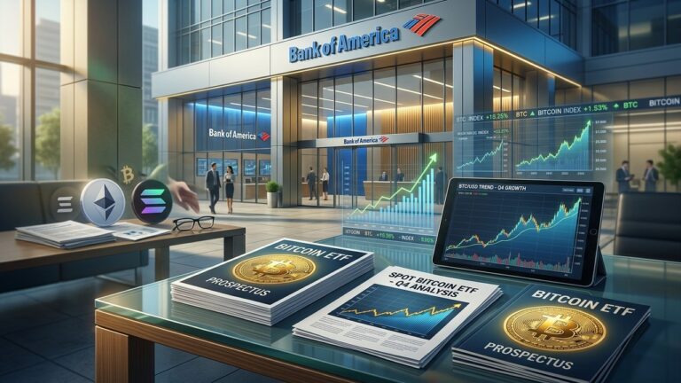 Bank of America Boosts Bitcoin ETF Stake in Q1 While Reducing Ether Solana Exposure