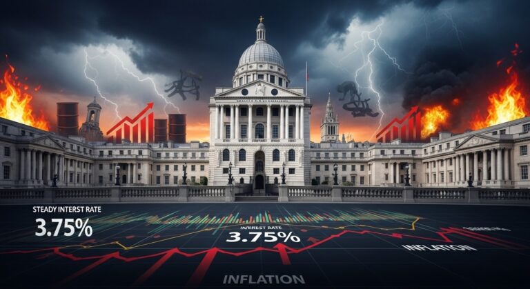 Bank of England Holds Rates at 3.75% as Iran War Clouds Economic Outlook