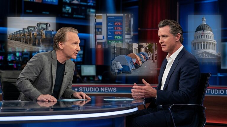 Bill Maher Grills Gavin Newsom: Fatal Blow to 2028 HRephrasing input-data for political blogopes?