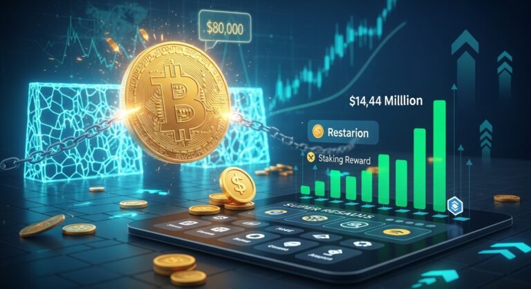 Bitcoin Battles $80K While BlockchainFX Presale Hits $14.44M