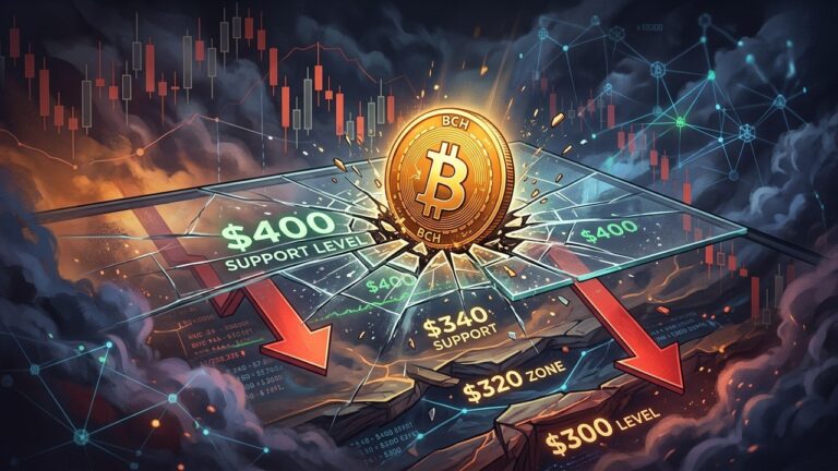 Bitcoin Cash Breaks Below $400: Is a Return to 2025 Lows Inevitable?