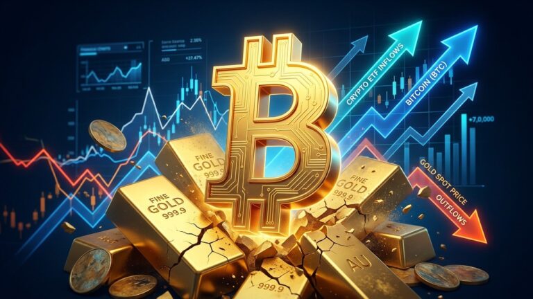 Bitcoin ETF IBIT Outpaces Gold GLD by 33 Points as $13B Rotation Accelerates