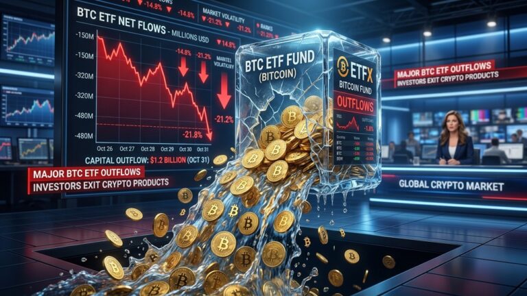 Bitcoin ETFs End Six Week Inflow Streak With $1B Outflows