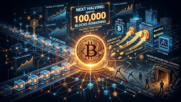 Bitcoin Halving Approaches 100K Blocks: How ETFs Are Reshaping the Cycle