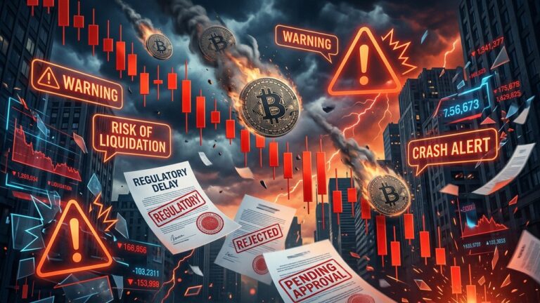 Bitcoin Liquidations Hit $320M After SEC Tokenized Stock Delay