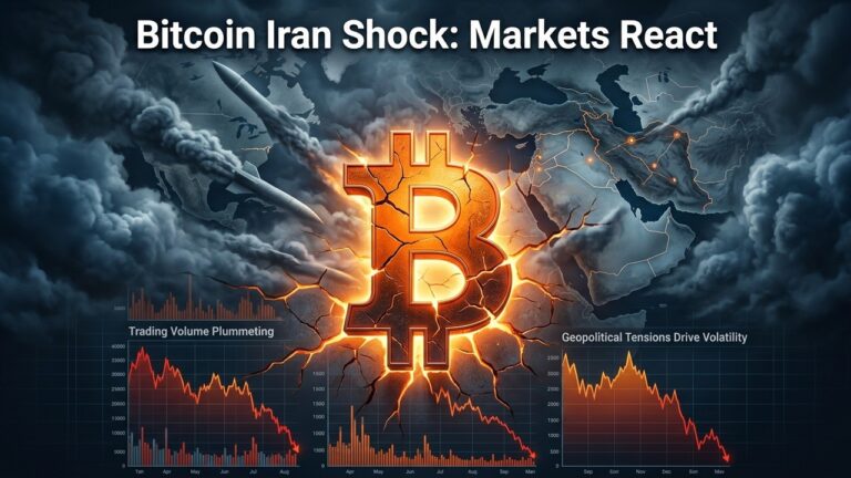 Bitcoin Price Faces Iran Shock as Trading Volume Crashes 81%