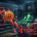 Bitcoin Sell Signal? Binance Inflows Surge 3x Amid ETF Outflows