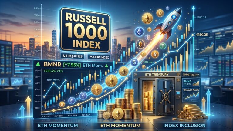 BitMine Russell 1000 Inclusion: Ethereum Treasury Rally Ahead?