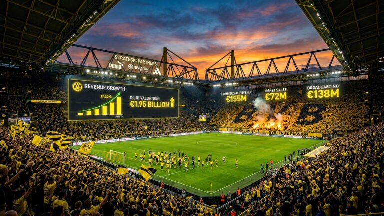 Borussia Dortmund Valuation Hits $2.4 Billion in 2026