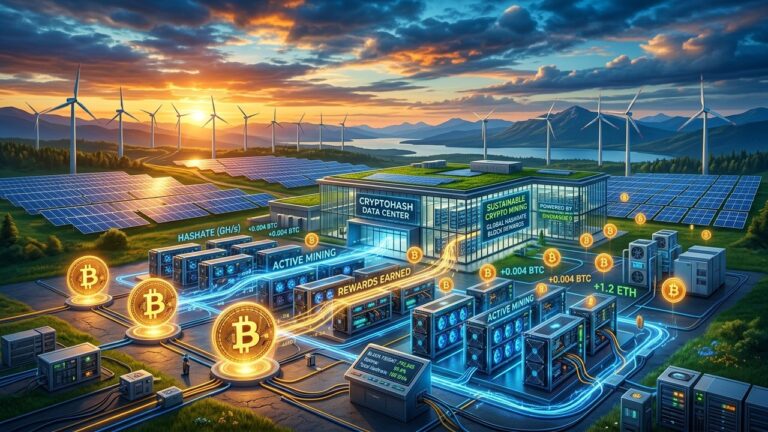 BTC Cloud Mining Surges With Renewables After Halving