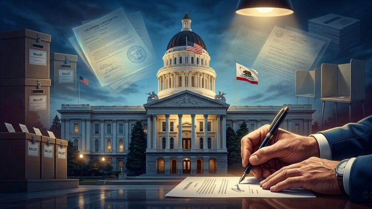 California Governor Signs Tough New Election Laws Before Primary