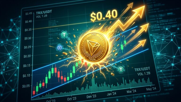 Can Tron Price Surge Past $0.40 With Bullish Channel Breakout?