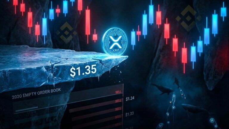 Can XRP Hold $1.35 as Binance Liquidity Hits 2020 Lows?