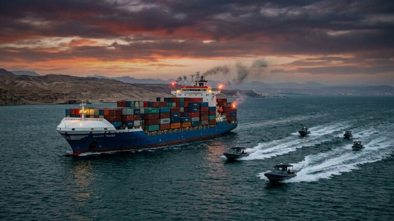 Cargo Ship Attacked Near Hormuz Strait Marks New Escalation Risk