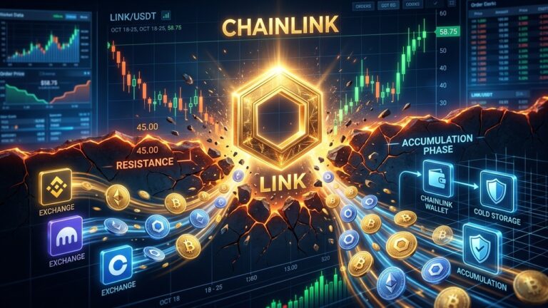 Chainlink Price Eyes Breakout as LINK Outflows Hit 2025 Highs
