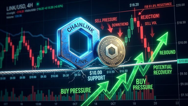 Chainlink Price Tests Major $10 Support Zone: Bulls Ready for Comeback?