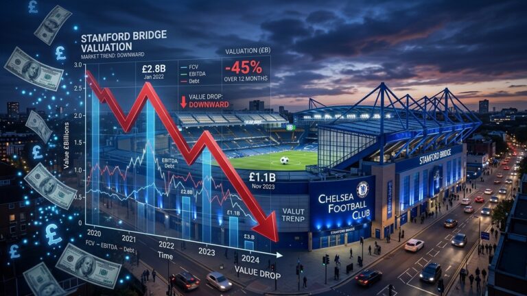 Chelsea FC Valuation Drops to $3.35 Billion in 2026 Rankings