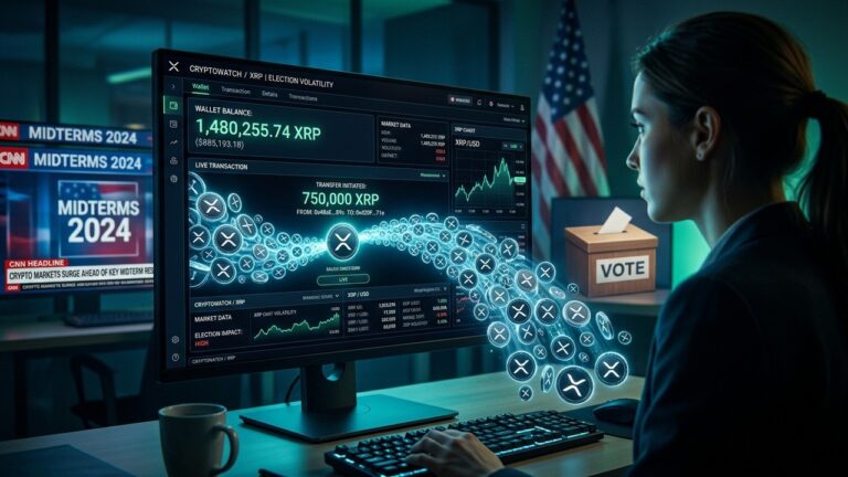 Chris Larsen XRP Wallets Activate Before Key US Midterms