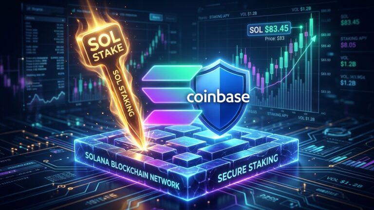 Coinbase Stakes Billions in SOL as Solana Bulls Defend Key Support Zone
