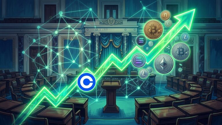 Coinbase Stock Surges 8% as CLARITY Act Takes Key Step Forward