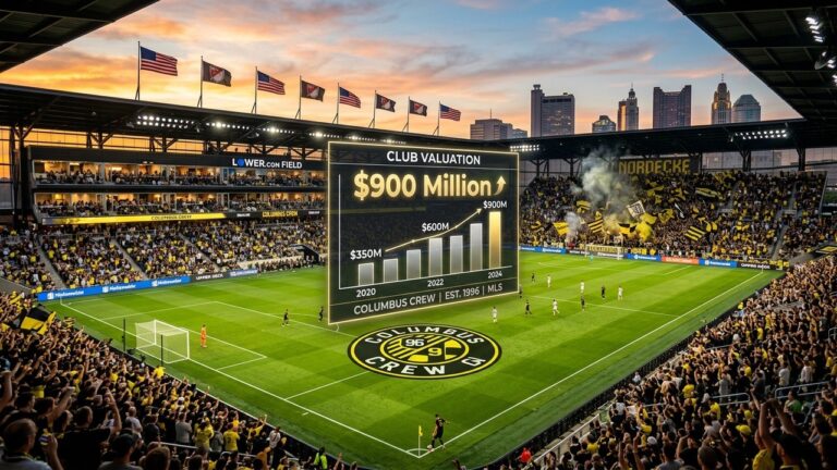 Columbus Crew Valuation Hits $900 Million in 2026 MLS Rankings