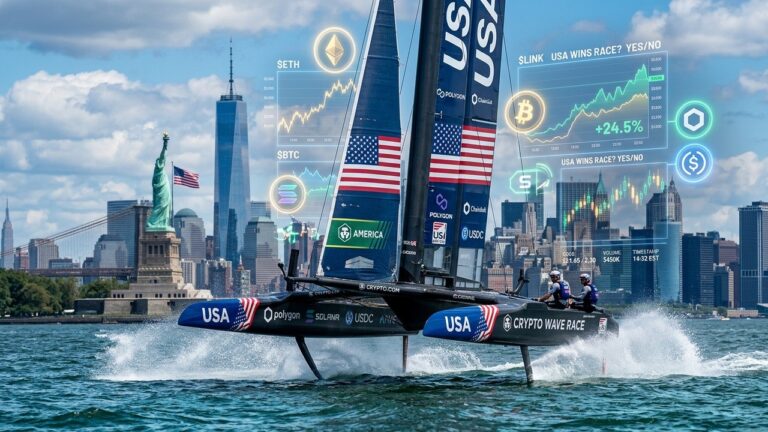 Crypto.com Brings Prediction Markets to U.S. SailGP Racing