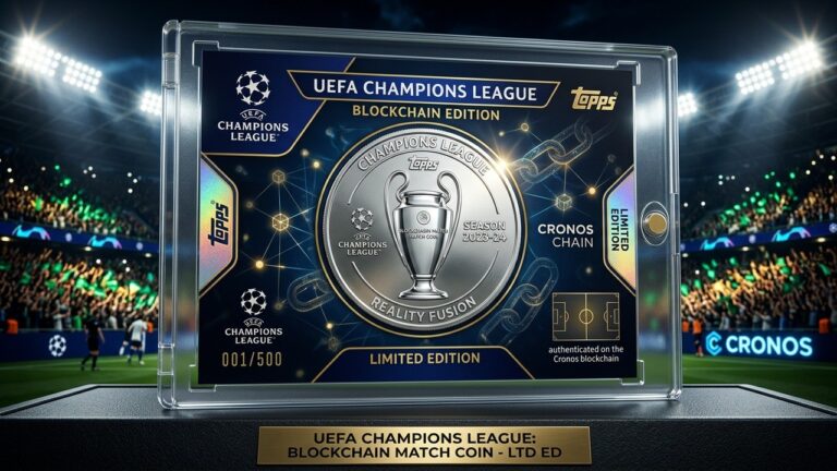 Crypto.com Topps Fusion Brings Blockchain to Champions League Match Coin
