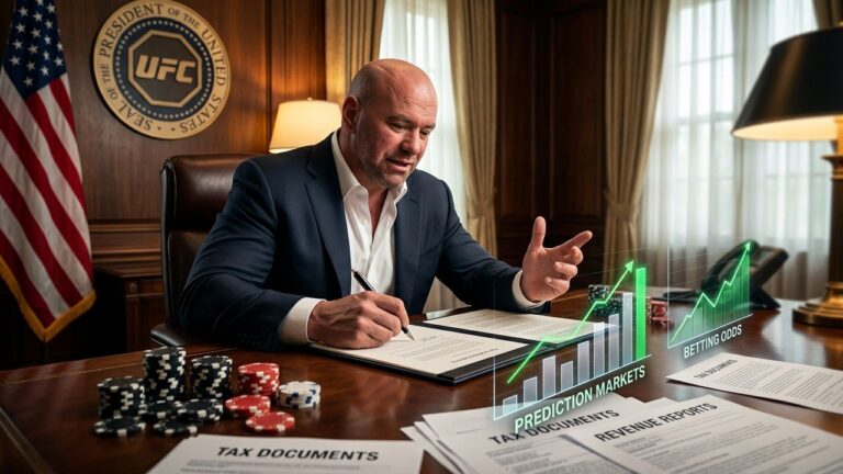 Dana White Urges Trump to Reverse Gambling Tax Cap