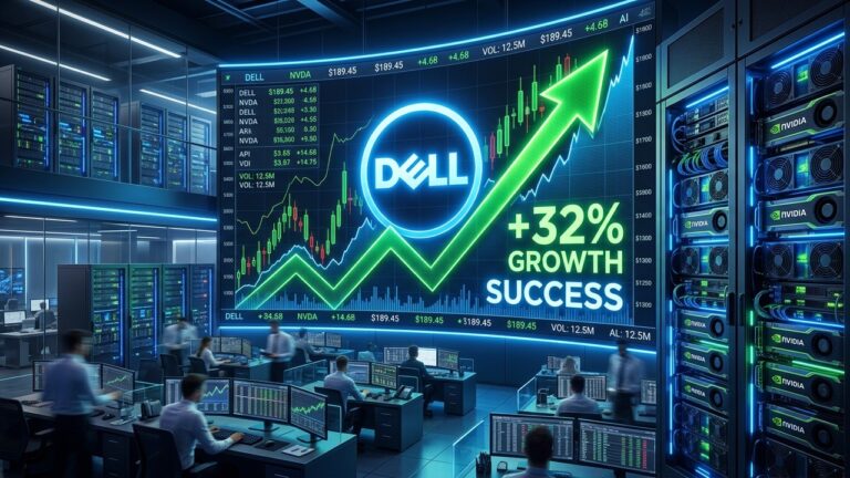 Dell Stock Explodes 32% on Massive AI Server Boom