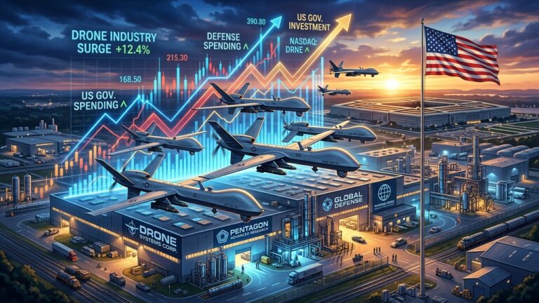 Drone Stocks Surge on Pentagon Funding Talks