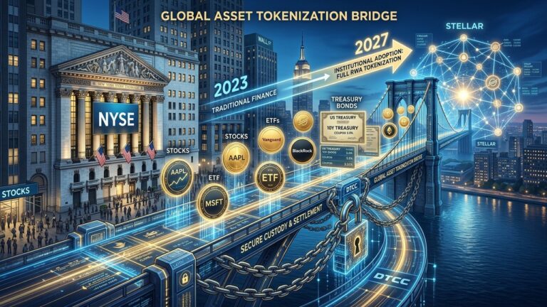 DTCC Stellar Partnership Tokenizes Blue Chip Stocks ETFs Treasuries by 2027