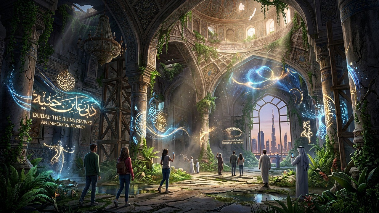 Dubai Immersive Digital Art: The Wild Within Brings Ruins to Life