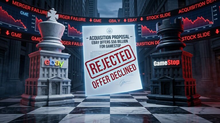 eBay Rejects GameStop Takeover Bid as Unattractive