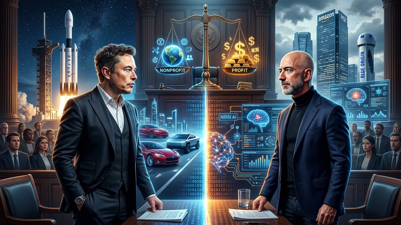 Elon Musk Versus Sam Altman Court Battle Over OpenAI Future