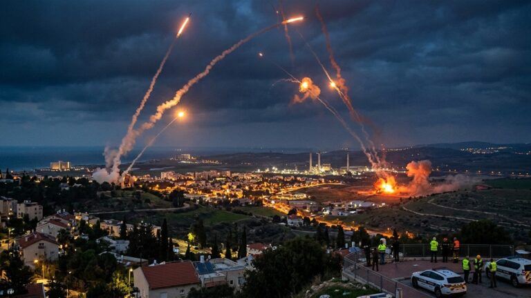 Escalating Conflict: Hezbollah Unleashes Missile Barrage on Northern Israel