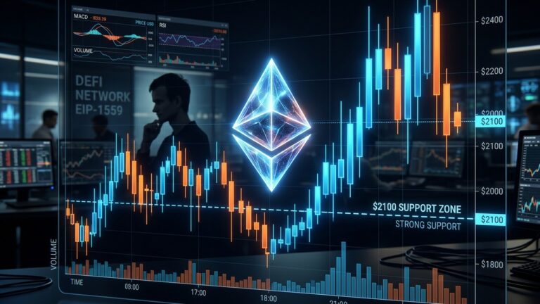 Ethereum at $2100: Vitalik Denies Selling as Rebound Hopes Grow