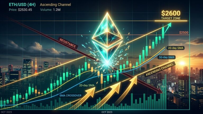 Ethereum Bullish SMA Crossover Points to $2,600 TargetAnalyzing Ethereum bullish crossover signals