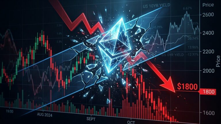Ethereum Price Risks Drop to $1800 After Ascending Channel Break