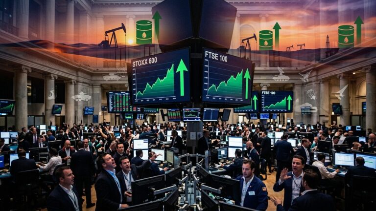 European Markets Climb as Iran Peace Talks Stall and Oil Surges